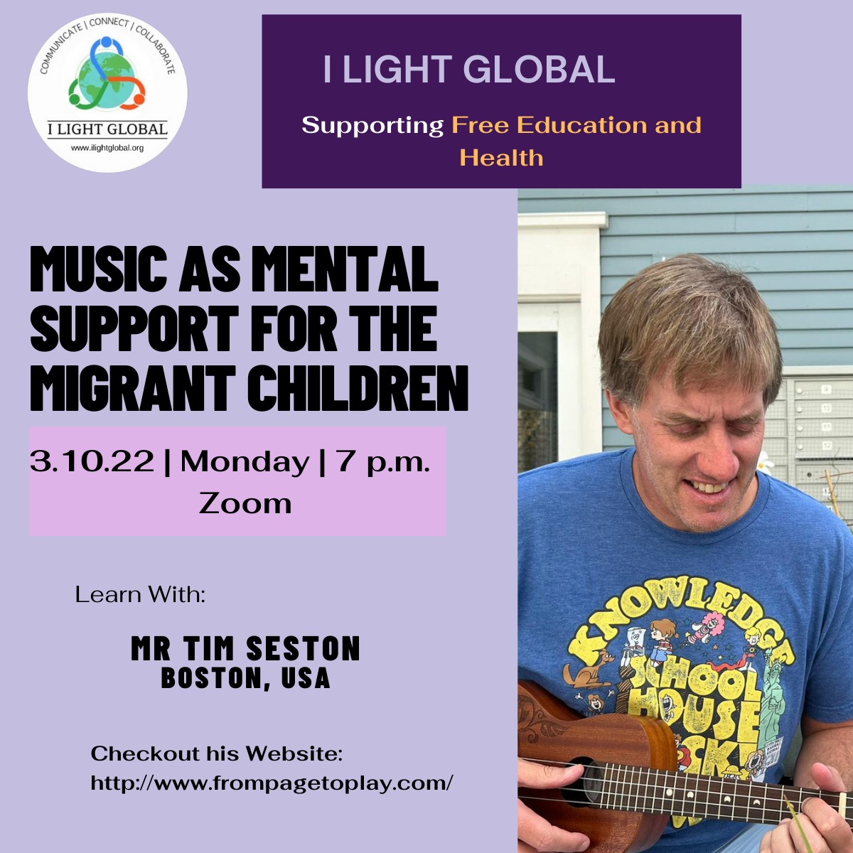 Music as mental support for migrant children